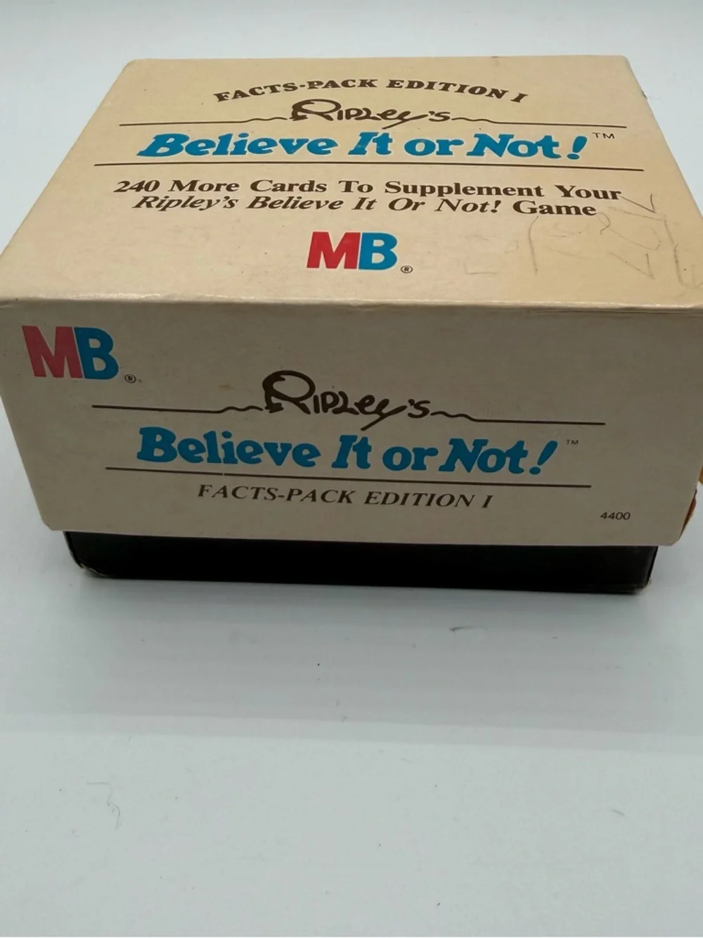 Vintage 1984 Ripley’s Believe It or Not Facts Pack Ed 1 240 Cards Milton Bradley